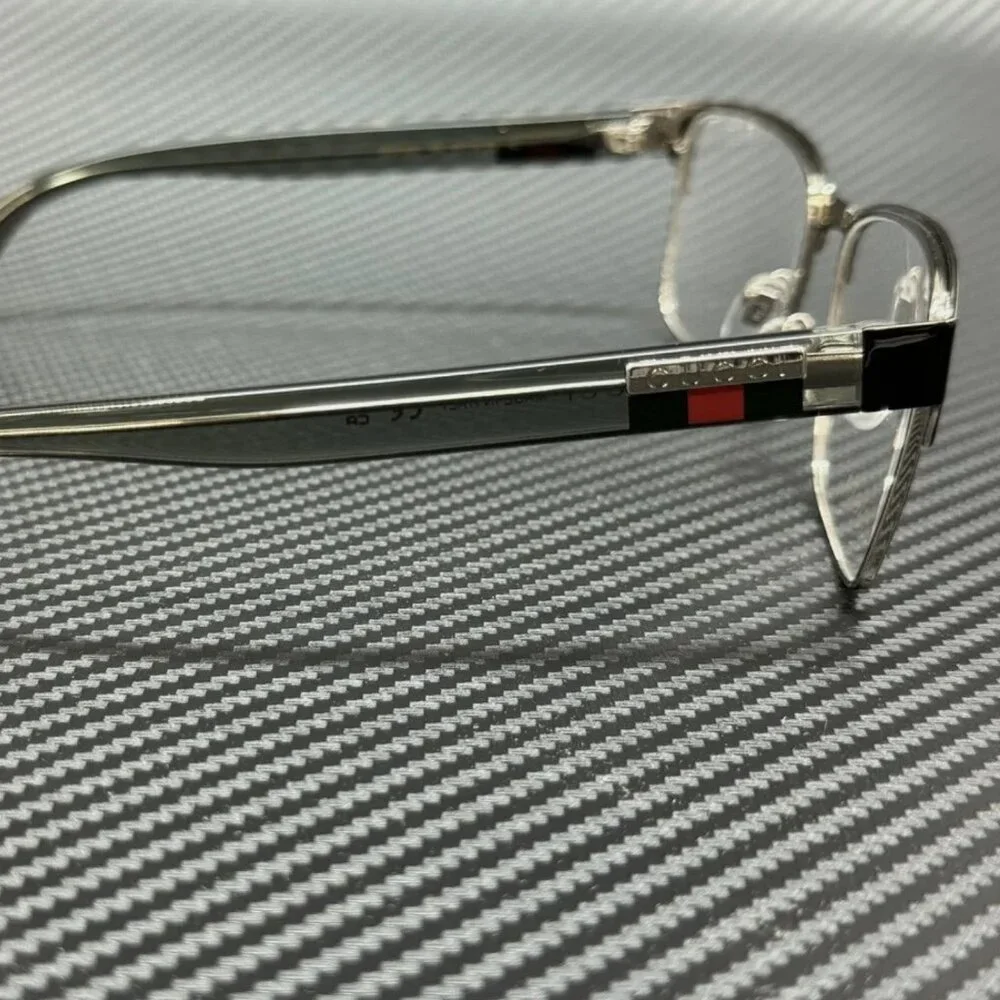 NEW Gucci Silver Men's Large Eyeglasses